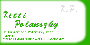 kitti polanszky business card